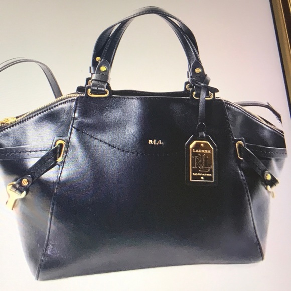 Ralph Lauren Handbags - NEW Ralph Lauren Black Satchel Handbag.